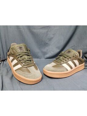 Adidas Samba XLG Cardboard Olive Strata Beige Gold JQ2387 Size 7.5 NEW NO BOX!